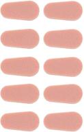 epad peach colored self adhesive soft foam nose pads for eyeglasses - 10 packs, 50 pairs (100 pads total): comfortable nose pads to enhance eyeglass fit logo