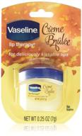 vaseline lip therapy lip balm, creme brulee - pack of 4, 0.25 oz each logo