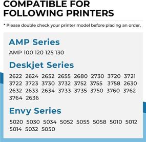 img 3 attached to 🖨️ Penguin Remanufactured Printer Ink Cartridge Replacement for HP 65XL - Combo Pack (1 Black, 1 Color) - Compatible with HP AMP, Deskjet, and Envy Series