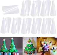 🎄 actenly craft foam cone - 20-pack for diy christmas crafts & table centerpieces logo