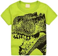 детская футболка-пуловер dinosaur crewneck для мальчиков - верхняя одежда, майки и рубашки для одежды мальчиков логотип