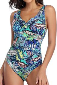 img 3 attached to PERONA Swimsuits Control Swimwear Fairyland Women's Clothing