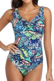 img 4 attached to PERONA Swimsuits Control Swimwear Fairyland Women's Clothing