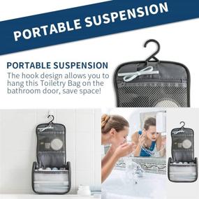 img 1 attached to CINBOS Toiletry Cosmetic Organizer Waterproof