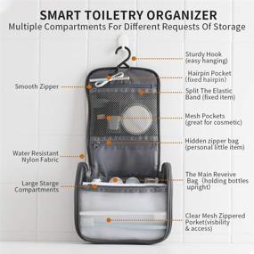 img 2 attached to CINBOS Toiletry Cosmetic Organizer Waterproof