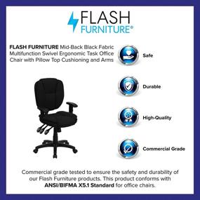 img 1 attached to Flash Furniture Multifunction Ergonomic Adjustable Furniture