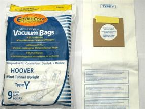 img 1 attached to 🧹 9-Pack of EnviroCare Replacement Micro Filtration Vacuum Cleaner Dust Bags and 2 Belts Designed for Hoover Windtunnel Upright Type Y