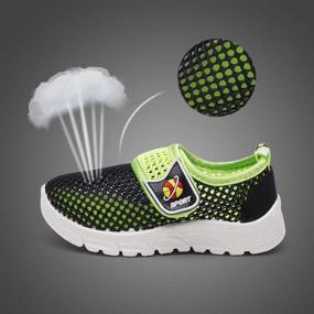 img 3 attached to DADAWEN Baby's Shoes: Lightweight Breathable Mesh Running Sneakers Sandals for Boys and Girls