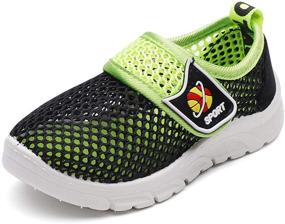 img 2 attached to DADAWEN Baby's Shoes: Lightweight Breathable Mesh Running Sneakers Sandals for Boys and Girls
