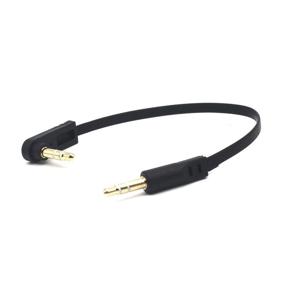 img 3 attached to 🎧 Kework 2-Pack 15cm 3.5mm Audio Cable – Male to Male Stereo Jack – Ideal for Headphones, Car & Home Stereos (Single Angle)