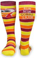 🧦 half cushioned knee high athletic running socks with a variety of designs logo