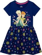 disney girls frozen dress - size guide for girls' clothing logo