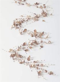 img 1 attached to 🌟 Sullivans Acrylic Beaded Garland, 5ft (Light Brown) - Elegant Decorative String for Home/Event