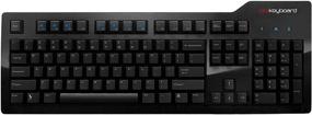 img 4 attached to 💻 Das Keyboard Model S Professional Wired Mechanical Keyboard with Cherry MX Brown Mechanical Switches, 2-Port USB Hub, Laser Etched Keycaps - Black (104 Keys)