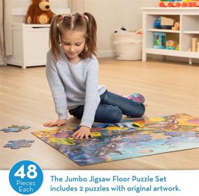 img 3 attached to 🧩 Enhance Your Child's Problem-Solving Skills with Melissa & Doug Jumbo Jigsaw Puzzle