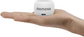 img 2 attached to 🔊 Experience Outstanding Sound Quality with Momoho Mini Bluetooth Speaker: Selfie Button, Phone Call Capability - BTS0011 (White)