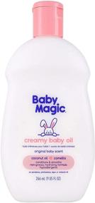 img 3 attached to 👶 Baby Magic Creamy Baby Oil 9oz (Pack of 6) Coconut & Camelia Oil – Paraben, Phthalate, Sulfate, & Dye-Free