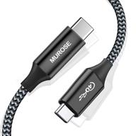 🔌 murose usb 4/thunderbolt 4 cable - 3.3ft (1.0m) compatible with thunderbolt 3, samsung galaxy s8, s8+, google pixel, and more logo