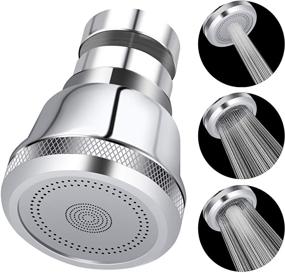 img 4 attached to 🚰 RAFSON 360° Rotatable Kitchen Faucet Sprayer Head Attachment: High-Pressure Stainless Steel Tap Aerator for Easy Washing of Dishes, Vegetables and Fruits