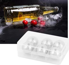 img 3 attached to Premium Stainless Steel Ice Cubes - Set of 6, Cooling Ball Whiskey Stones, Reusable Metal Ice Cubes for Whiskey, Bourbon, Scotch, Vodka, Liqueurs, Beer Wine, Chilling Stones for Whiskey Rocks.