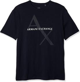 img 3 attached to 👔 Одежда для мужчин Armani Exchange - Тональный контраст в черном