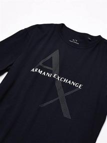 img 2 attached to 👔 Одежда для мужчин Armani Exchange - Тональный контраст в черном