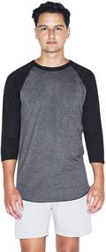 img 4 attached to Unisex Raglan Men's T-Shirt by American Apparel - T-Shirts & Tanks for Men's Clothing