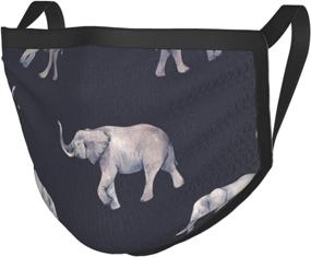 img 3 attached to Elephant Reusable Balaclavas Bandanas Breathable