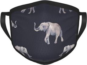 img 4 attached to Elephant Reusable Balaclavas Bandanas Breathable