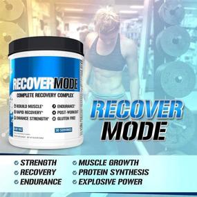 img 1 attached to 💪 Evlution Nutrition Recover Mode - Великолепное восстановление после тренировки с добавками для оптимальной регенерации и повышения результативности с BCAA, поддержкой иммунитета, витаминами C, D и E, электролитами, гидратацией, креатином, глутамином, бета-аланином, L-карнитином, 30 порций, вкус Blue Raz.