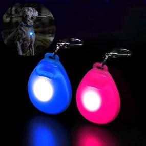 img 4 attached to 🐕 DOMIGLOW LED Dog Collar Light - 2 Packs LED Dog Tag Light for Night Walking & Camping - Clip-On Dog Lights for Better Visibility