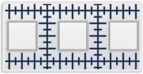 img 1 attached to Innovative TrueCut Ruler Track and Cutter Guide System - 24-1/2x6-1/2 Inches with 1/8-Inch Increments