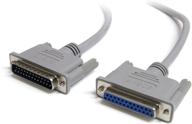 🔌 startech.com 6 ft straight through db25 serial/parallel cable - male to female - high quality gray cable - sc6mf logo