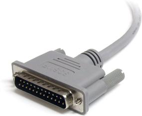 img 2 attached to 🔌 StarTech.com 6 ft Straight Through DB25 Serial/Parallel Cable - Male to Female - High Quality Gray Cable - SC6MF