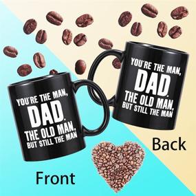 img 3 attached to 👨 Father Novelty Ceramic Coffee Cup: Quirky and Endearing Gift for Dad!