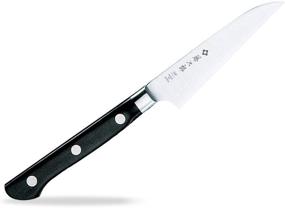 img 4 attached to Точилка Tojiro DP 3 сантиметра 5-дюймовый нож для чистки и нарезки.