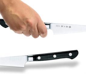 img 1 attached to Точилка Tojiro DP 3 сантиметра 5-дюймовый нож для чистки и нарезки.