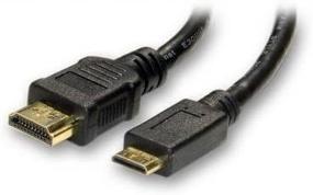 img 1 attached to 🔌 High Definition Mini HDMI Type C to HDMI Type A Cable - Compatible with Nikon D7200 Digital Camera - 5 Ft. Synergy Digital Camera HDMI Cable