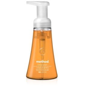 img 1 attached to Natural Foaming Hand 🍊 Wash, Orange Ginger Scent, 10 Ounce