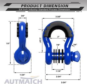 img 2 attached to AUTMATCH Shackles 3/4&#34 Building Supplies