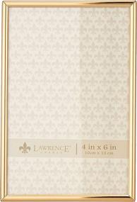 img 2 attached to 🖼️ Enhance Your Cherished Memories with the Lawrence Frames 670046 4x6 Simply Gold Metal Picture Frame