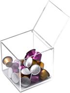 clear acrylic vertuoline nespresso capsules coffee pod holder with tea bag organizer and dispenser логотип