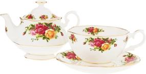 img 4 attached to Exquisite Multicolor Royal Albert Country Roses: Timeless Beauty Blossoms