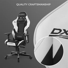 img 2 attached to 🕹️ DXRacer G Series Module Ergonomic Office Executive Video Game Chair, 4D Metal Armrest, Replaceable Seat Cushion, Standard - Black and White