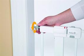 img 2 attached to 🚪 Safe and Easy 2-Piece Install Walk Thru Gate: Pack of 2, Fits 29"-38" Wide Spaces