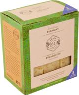 🧼 crate 61 eucamint (eucalyptus & peppermint) soap 3 pack - 100% vegan cold process with premium essential oils - ideal for men and women, face and body. iso 9001 certified manufacturer logo