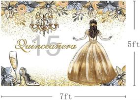 img 1 attached to MEHOFOTO Quinceanera Background Backdrops Photography