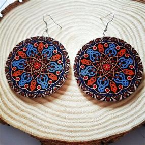 img 2 attached to Серьги African Painted Earring Lightweight