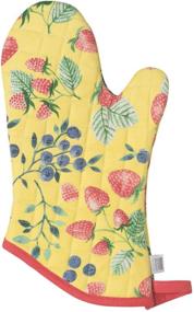 img 1 attached to 🍓 Berry Patch Mitt Set: Now Designs Basic Oven Mitts, 2 Count