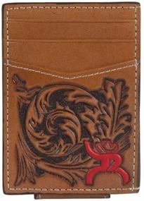 img 1 attached to 🧔 Rugged HOOey Roughy Tooled Money Brown Men's Accessories - Stylish & Sturdy